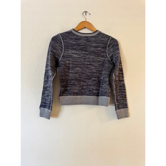 Dylan Gray Boys Wool Blend Pullover Sweater L Heathered Gray Knit Crew Neck - Picture 3 of 9